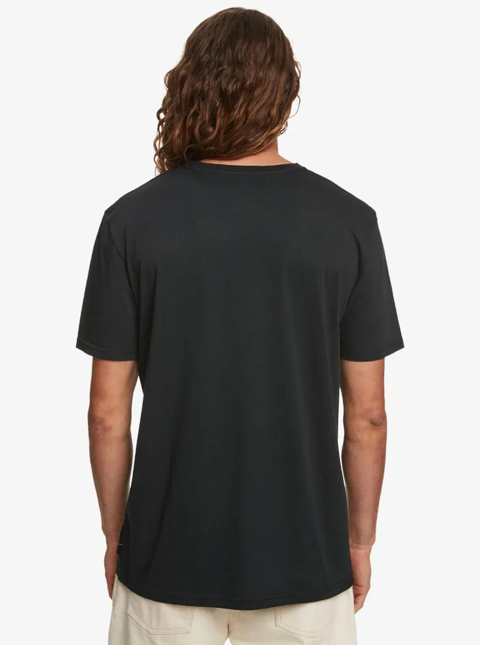 Tees Men Quiksilver Tie Dye Stripe TShirt Black Tees Men Quiksilver Tie Dye Stripe TShirt Black