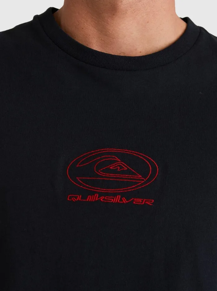 Tees Men Quiksilver Tilt Long Sleeve Stn TShirt Black Tees Men Quiksilver Tilt Long Sleeve Stn TShirt Black