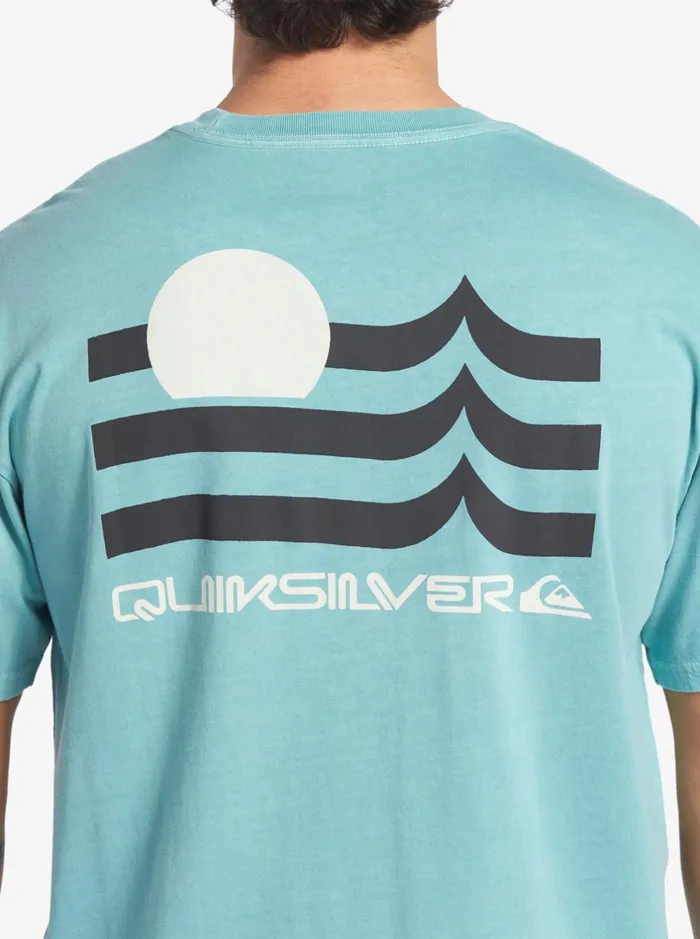 Tees Men Quiksilver Tipping Sunsets Mnd TShirt Reef Waters Tees Men Quiksilver Tipping Sunsets Mnd TShirt Reef Waters
