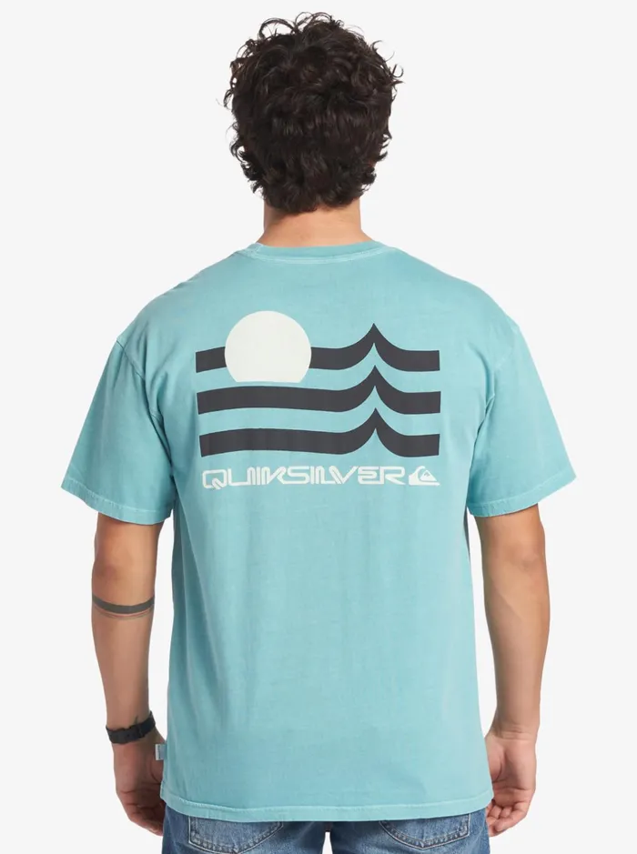 Tees Men Quiksilver Tipping Sunsets Mnd TShirt Reef Waters Tees Men Quiksilver Tipping Sunsets Mnd TShirt Reef Waters