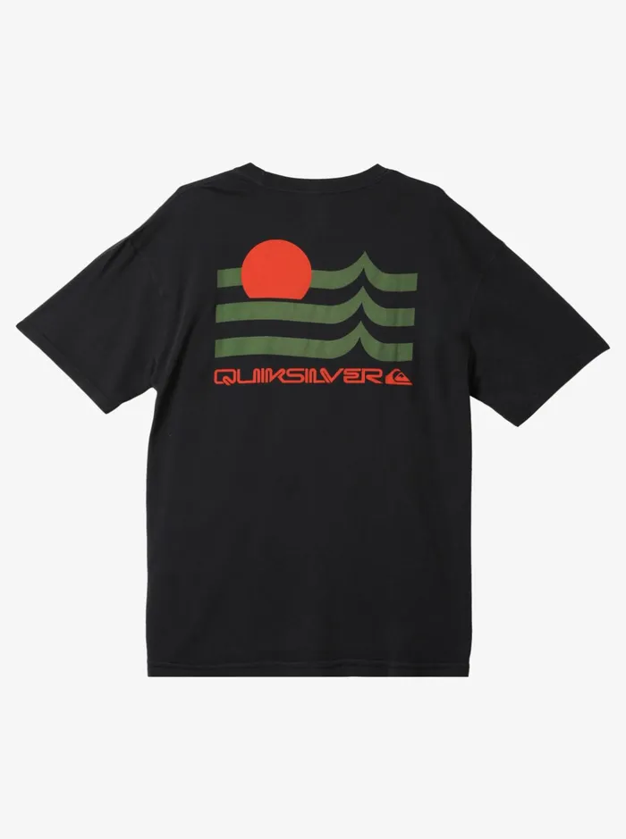 Tees Men Quiksilver Tipping Sunsets Mnd TShirt Tarmac Tees Men Quiksilver Tipping Sunsets Mnd TShirt Tarmac