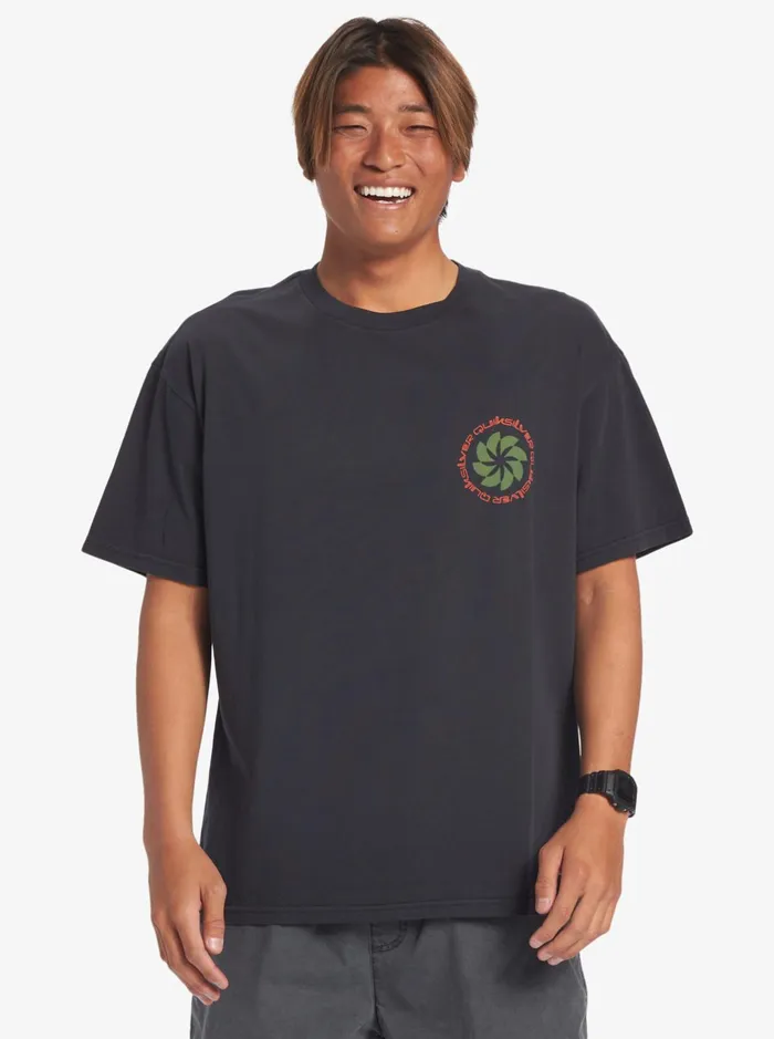 Tees Men Quiksilver Tipping Sunsets Mnd TShirt Tarmac Tees Men Quiksilver Tipping Sunsets Mnd TShirt Tarmac