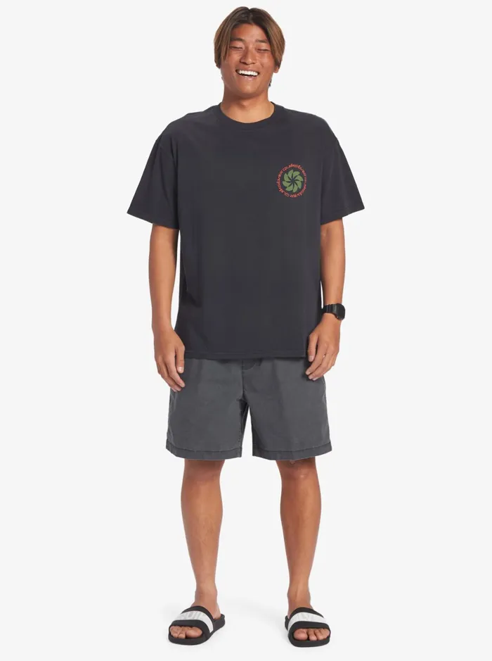 Tees Men Quiksilver Tipping Sunsets Mnd TShirt Tarmac Tees Men Quiksilver Tipping Sunsets Mnd TShirt Tarmac