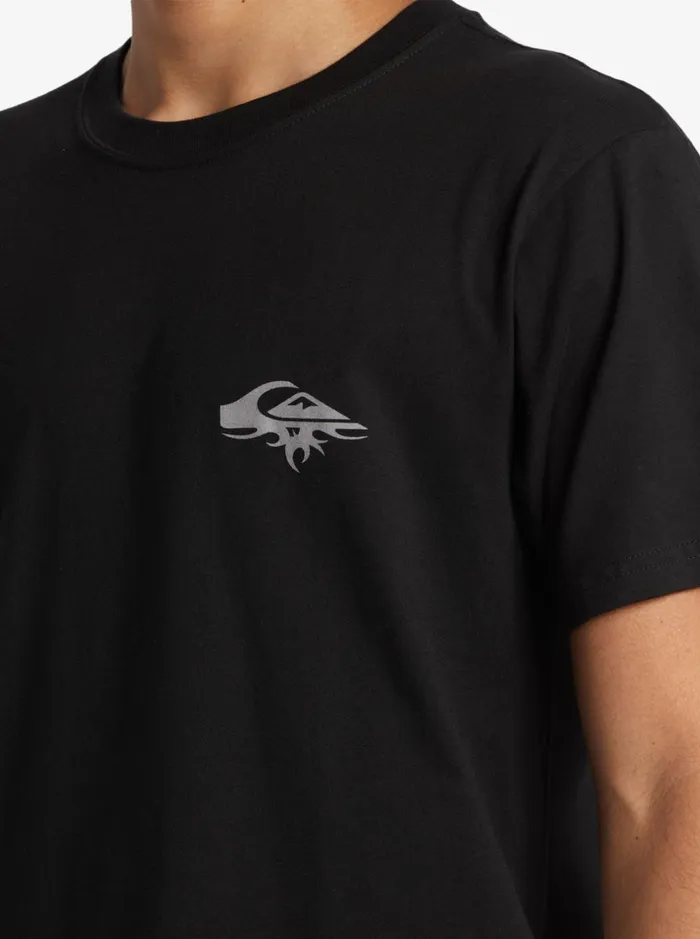 Tees Men Quiksilver Tuned Up TShirt Black Tees Men Quiksilver Tuned Up TShirt Black