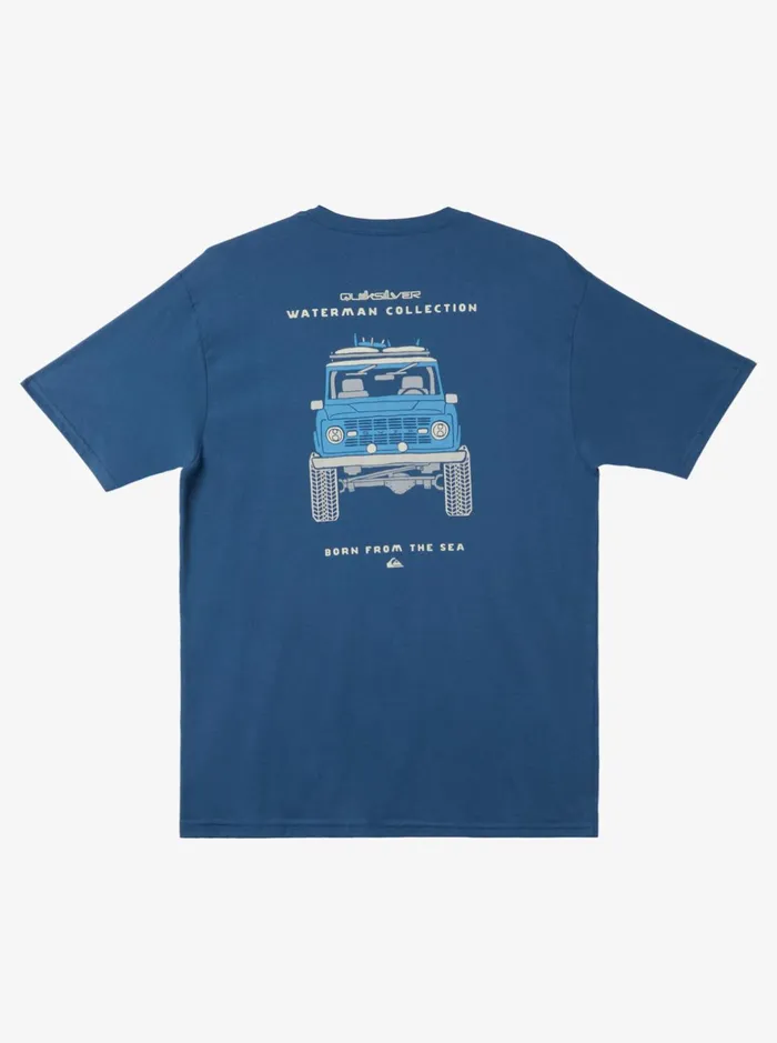 Tees Men Quiksilver Waterman Bruiser QtShirt Ensign Blue Tees Men Quiksilver Waterman Bruiser QtShirt Ensign Blue
