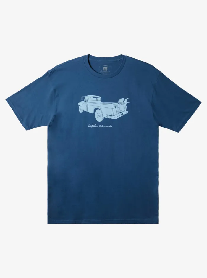 Tees Men Quiksilver Waterman The Essentials TShirt Ensign Blue