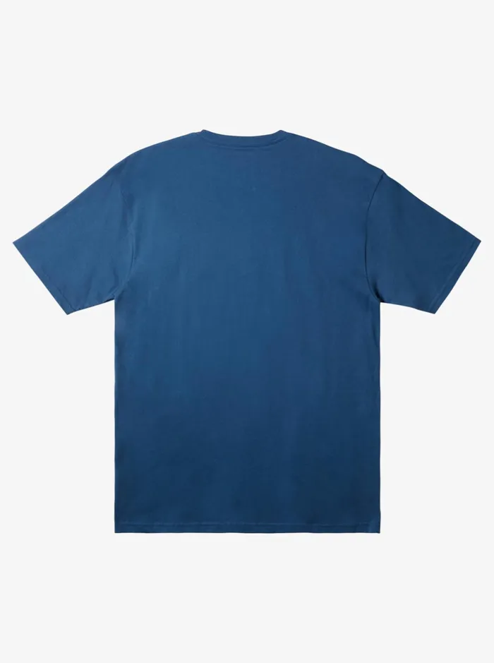 Tees Men Quiksilver Waterman The Essentials TShirt Ensign Blue Tees Men Quiksilver Waterman The Essentials TShirt Ensign Blue