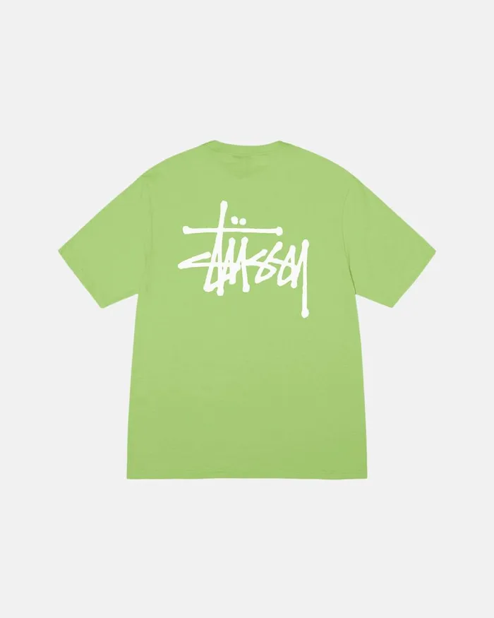 Tees Men Stussy BASIC STSSY TEE Tea