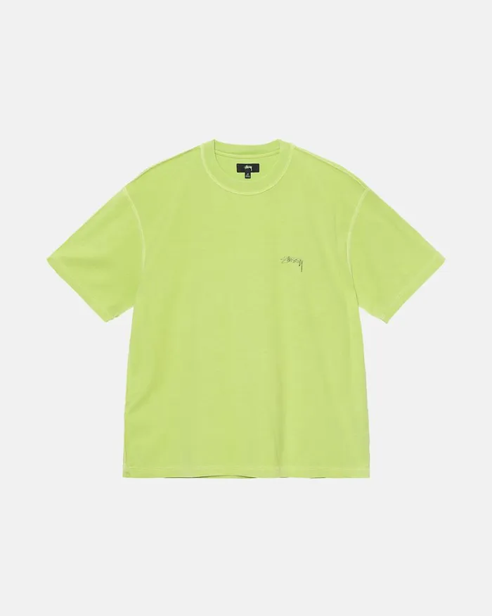 Tees Men Stussy LAZY TEE Lime