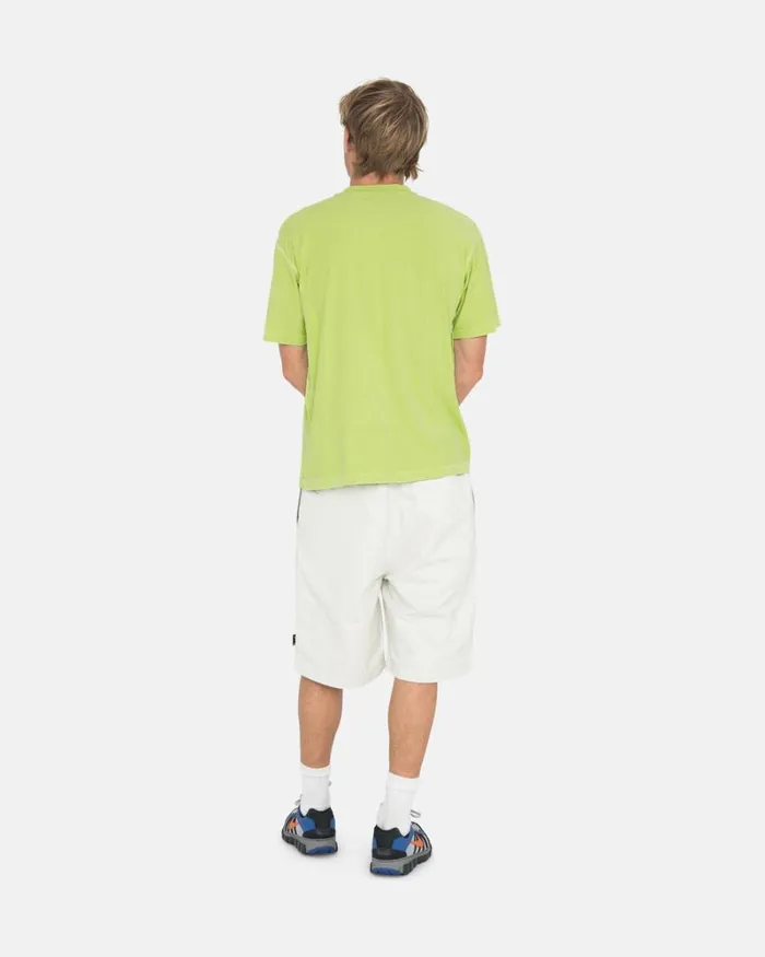 Tees Men Stussy LAZY TEE Lime Tees Men Stussy LAZY TEE Lime