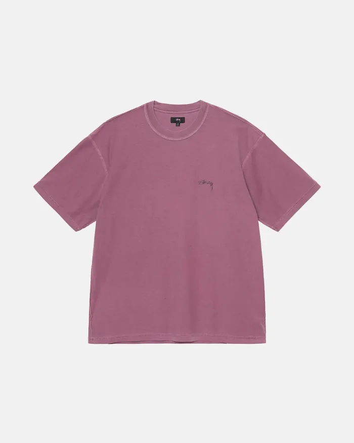 Tees Men Stussy LAZY TEE Plum