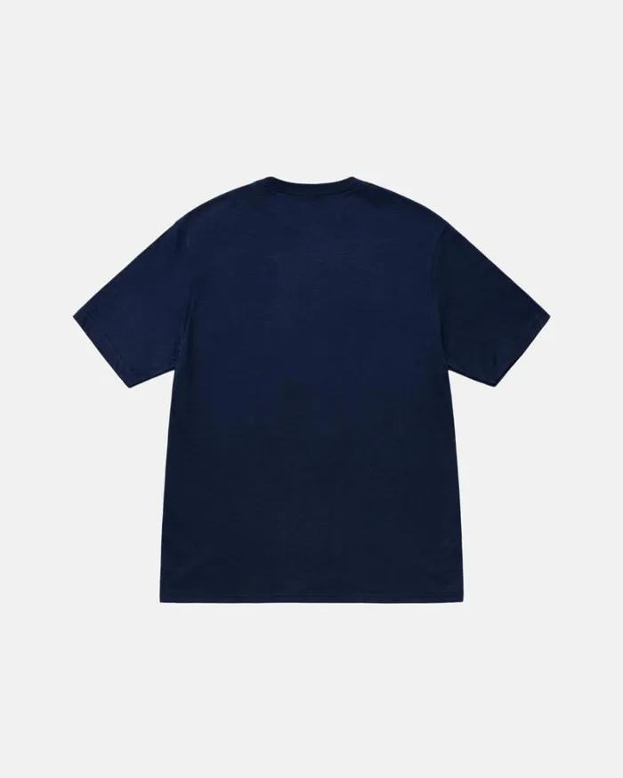 Tees Men Stussy NO4 TEE Navy Tees Men Stussy NO4 TEE Navy