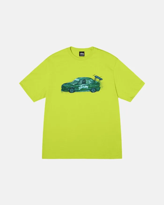 Tees Men Stussy RACECAR TEE Keylime