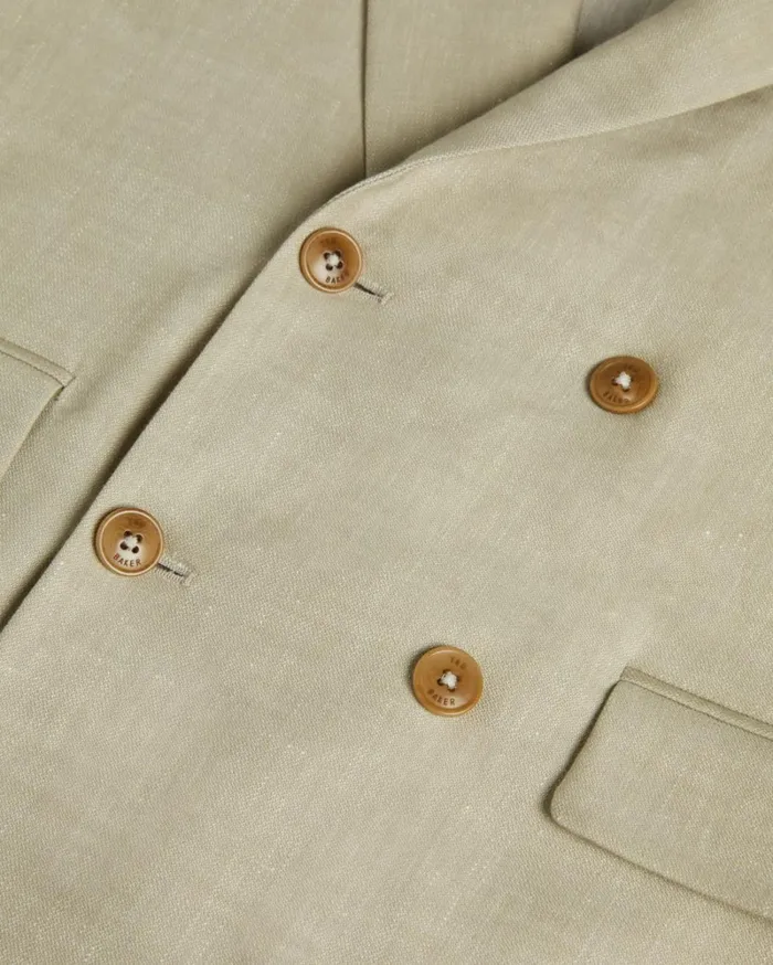 Textured Linen Blazer Light Green Men Ted Baker Coats and Jackets Textured Linen Blazer Light Green Men Ted Baker Coats and Jackets