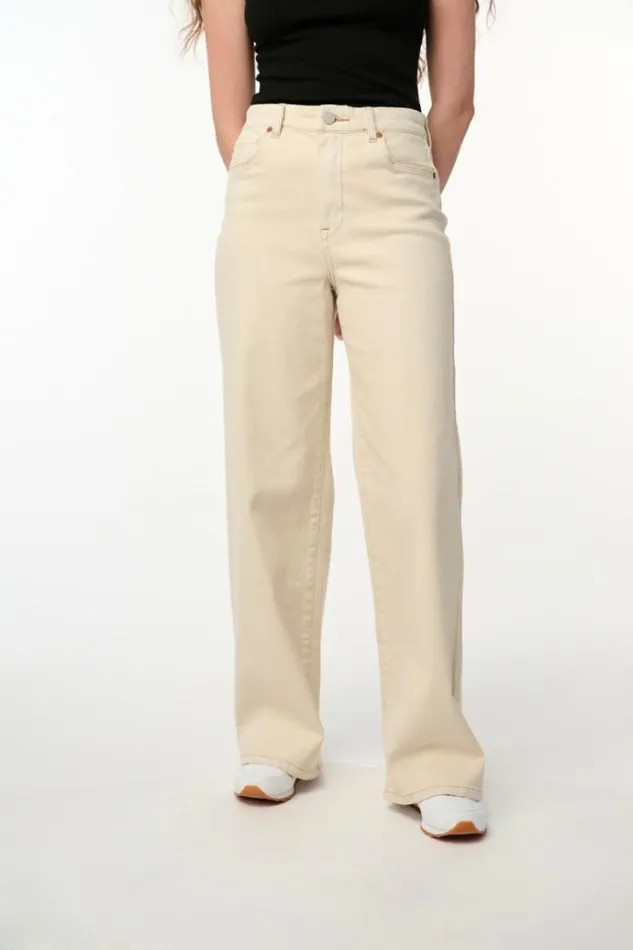 The Franklin In Vanilla Shake Pant Women Blank NYC Pants