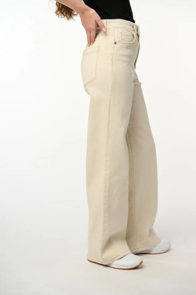 The Franklin In Vanilla Shake Pant Women Blank NYC Pants