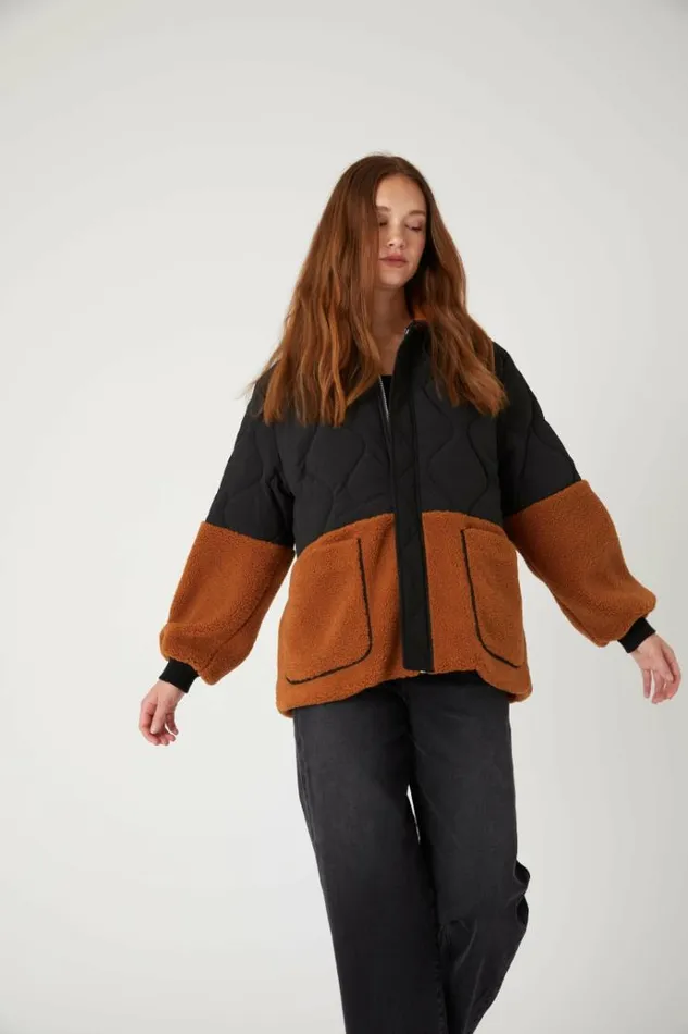 Toasty Vibes Jacket Women Blank NYC Jackets