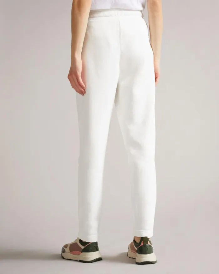 Tonal Magnolia Jogging Bottom White Women Ted Baker Pants and Shorts Tonal Magnolia Jogging Bottom White Women Ted Baker Pants and Shorts