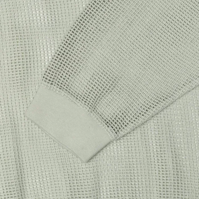 Tops and Shirts Men Stussy COTTON MESH LS CREW Bone Tops and Shirts Men Stussy COTTON MESH LS CREW Bone