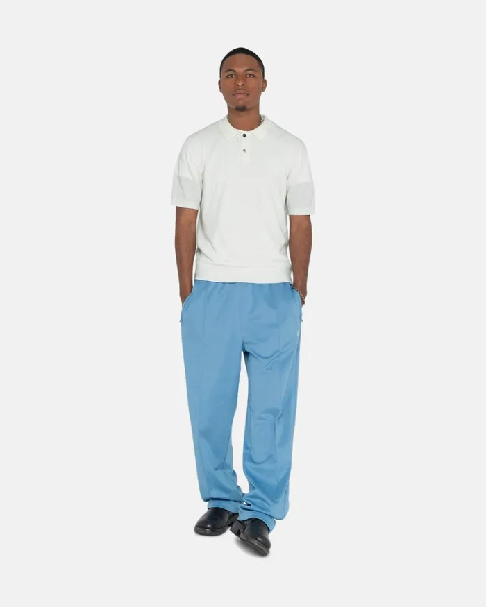 Tops and Shirts Men Stussy TEXTURED SS POLO SWEATER Bone Tops and Shirts Men Stussy TEXTURED SS POLO SWEATER Bone