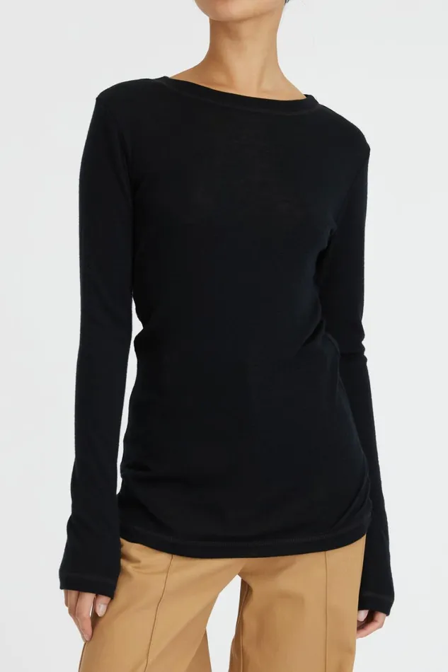 Tops And Shirts Women Lee Mathews Billy LS Top Tops And Shirts Women Lee Mathews Billy LS Top