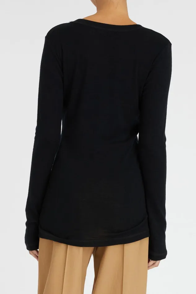 Tops And Shirts Women Lee Mathews Billy LS Top Tops And Shirts Women Lee Mathews Billy LS Top