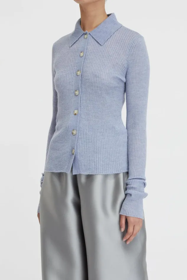 Tops And Shirts Women Lee Mathews Mila Ribbed Cardigan Tops And Shirts Women Lee Mathews Mila Ribbed Cardigan