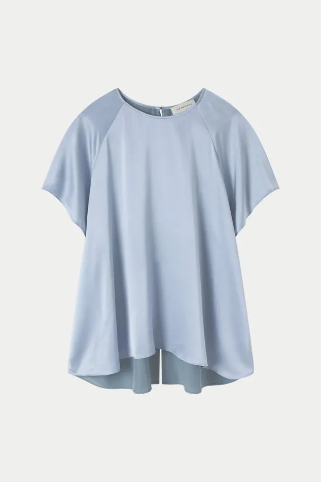 Tops And Shirts Women Lee Mathews Stella Silk Satin Raglan Tee Tops And Shirts Women Lee Mathews Stella Silk Satin Raglan Tee