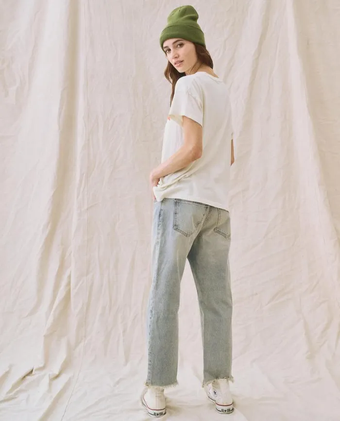 Tops Women039s The Great Limited Edition The Women039s Rights Boxy Crew Washed White
