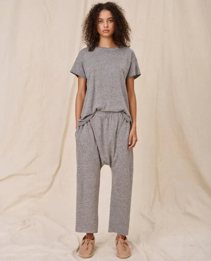 Tops Women039s The Great The Boxy Crew Heather Grey