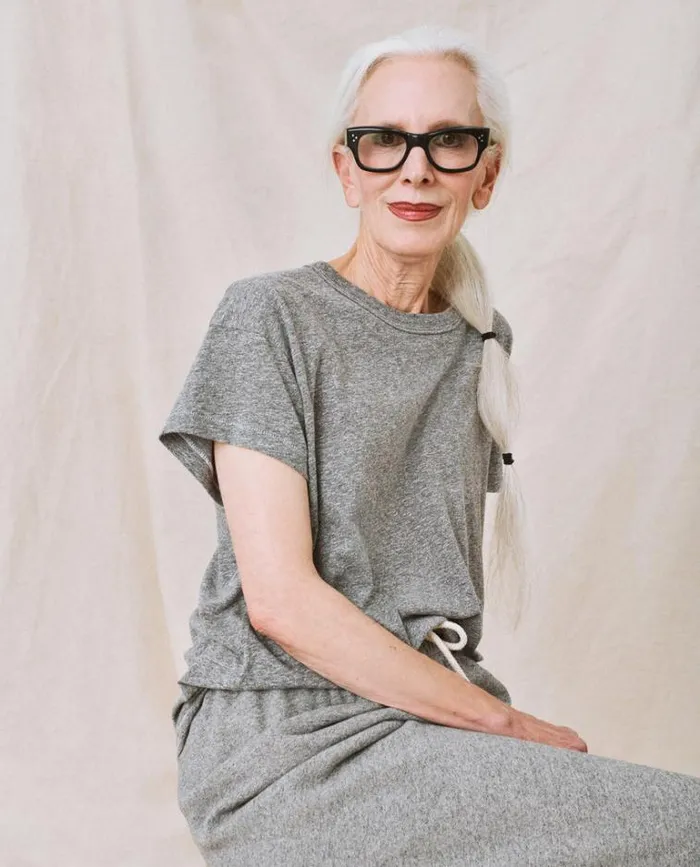 Tops Women039s The Great The Boxy Crew Heather Grey