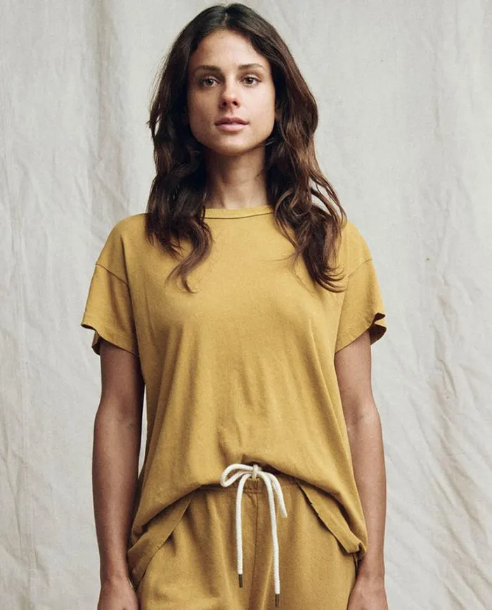 Tops Women039s The Great The Boxy Crew Safari