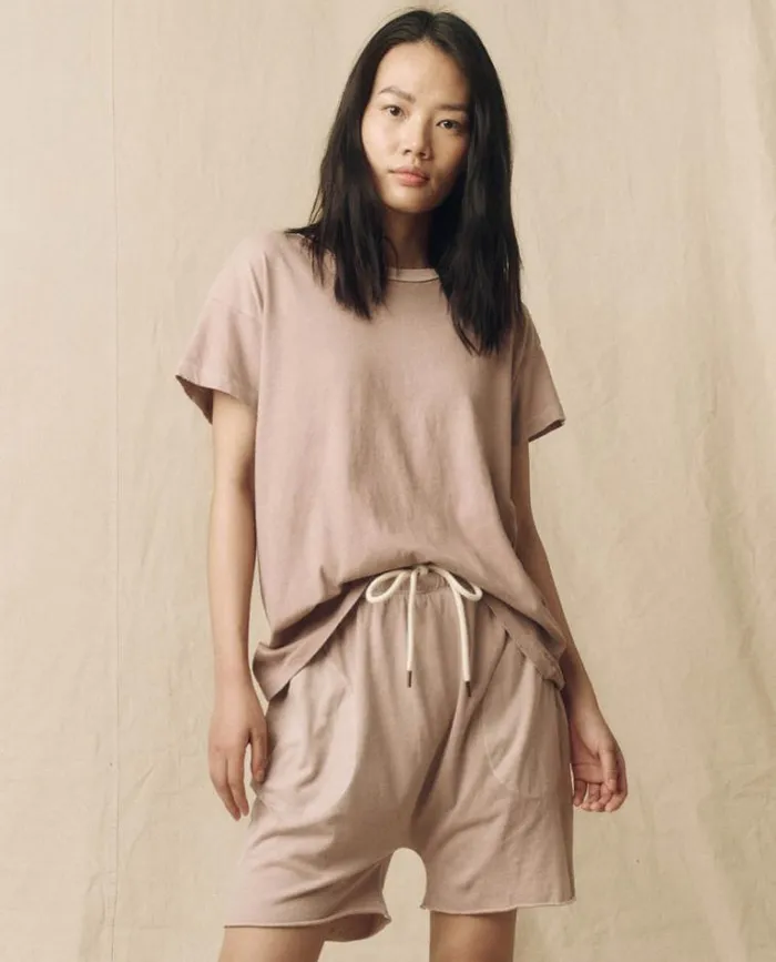 Tops Women039s The Great The Boxy Crew Soft Lilac