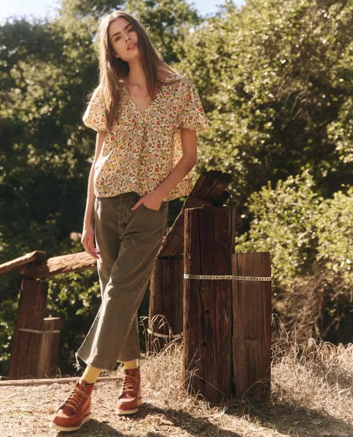 Tops Women039s The Great The Bungalow Top Floating Petals Floral