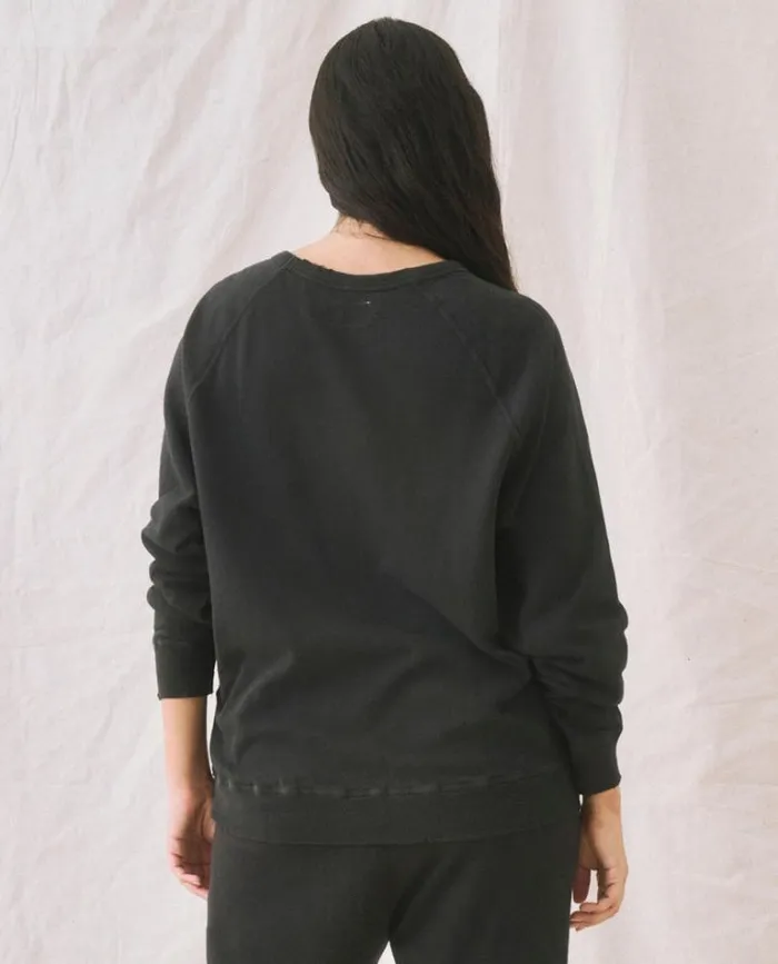 Tops Women039s The Great The College Sweatshirt Almost Black