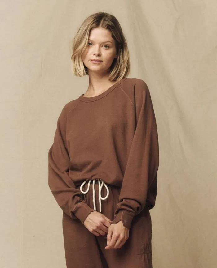 Tops Women039s The Great The College Sweatshirt Hickory