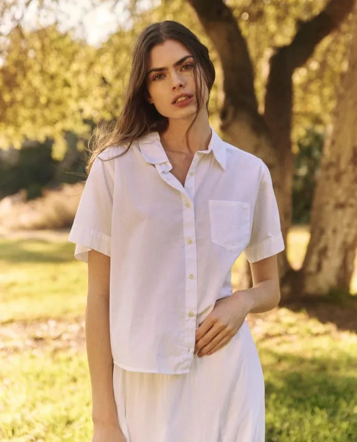 Tops Women039s The Great The County Top White