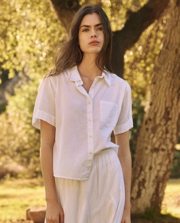 Tops Women039s The Great The County Top White