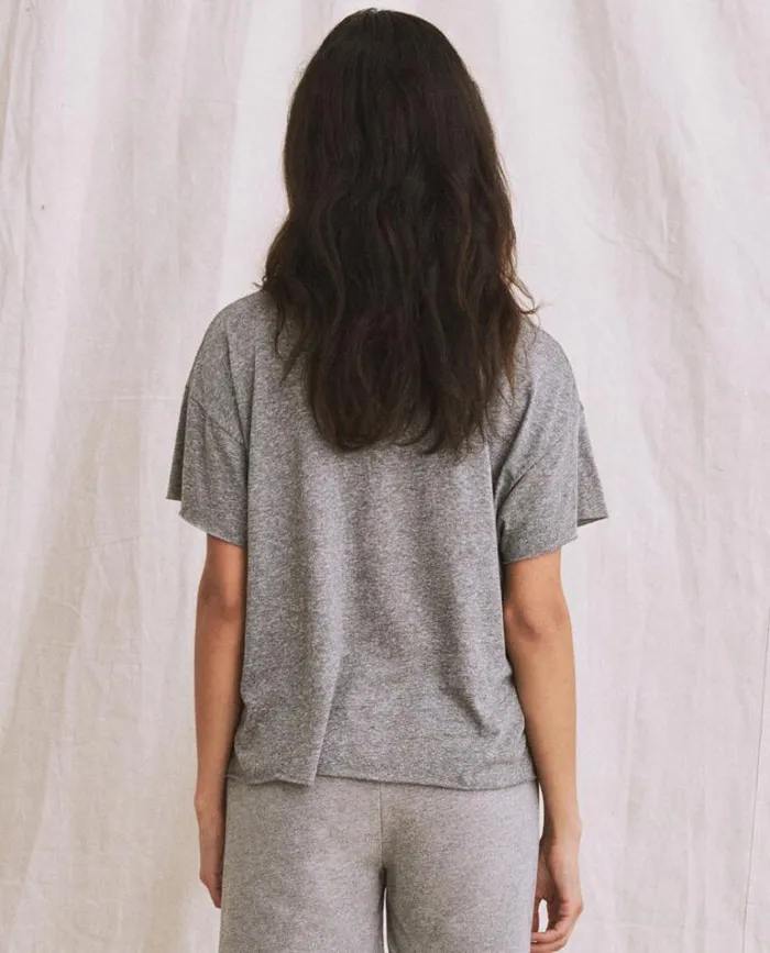 Tops Women039s The Great The Crop Tee Heather Grey