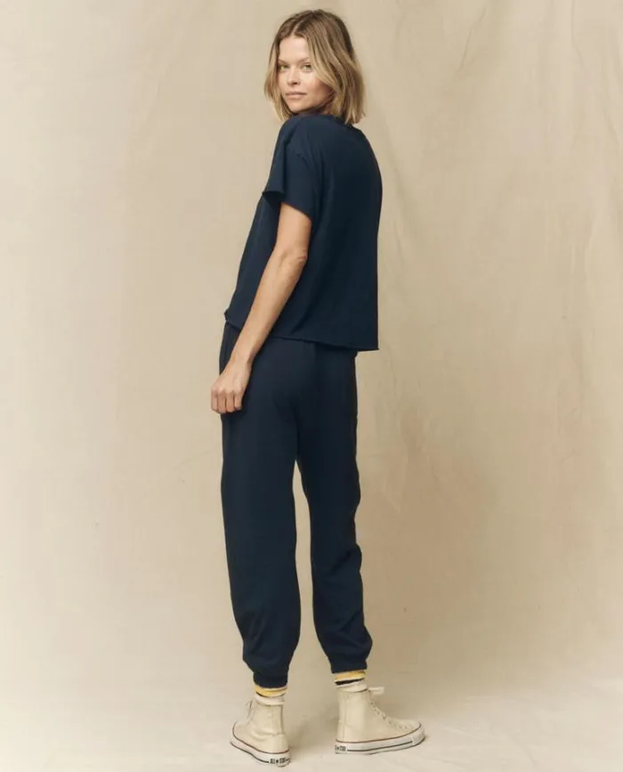 Tops Women039s The Great The Crop Tee True Navy