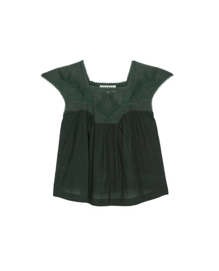 Tops Women039s The Great The Dawn Top Vintage Moss