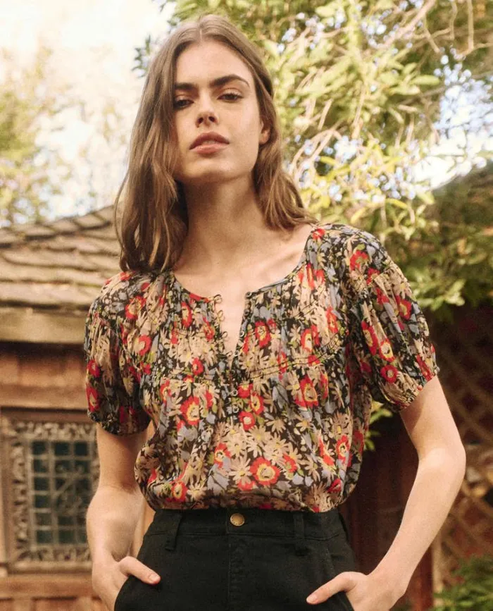 Tops Women039s The Great The Florist Top Twilight Floral