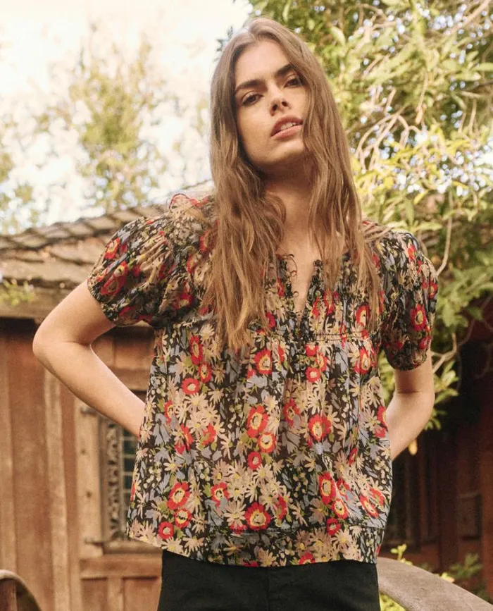 Tops Women039s The Great The Florist Top Twilight Floral