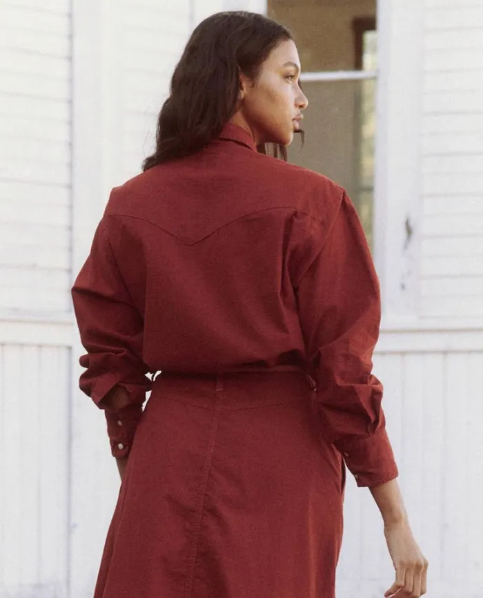 Tops Women039s The Great The Heritage Shirt Strawberry Jam