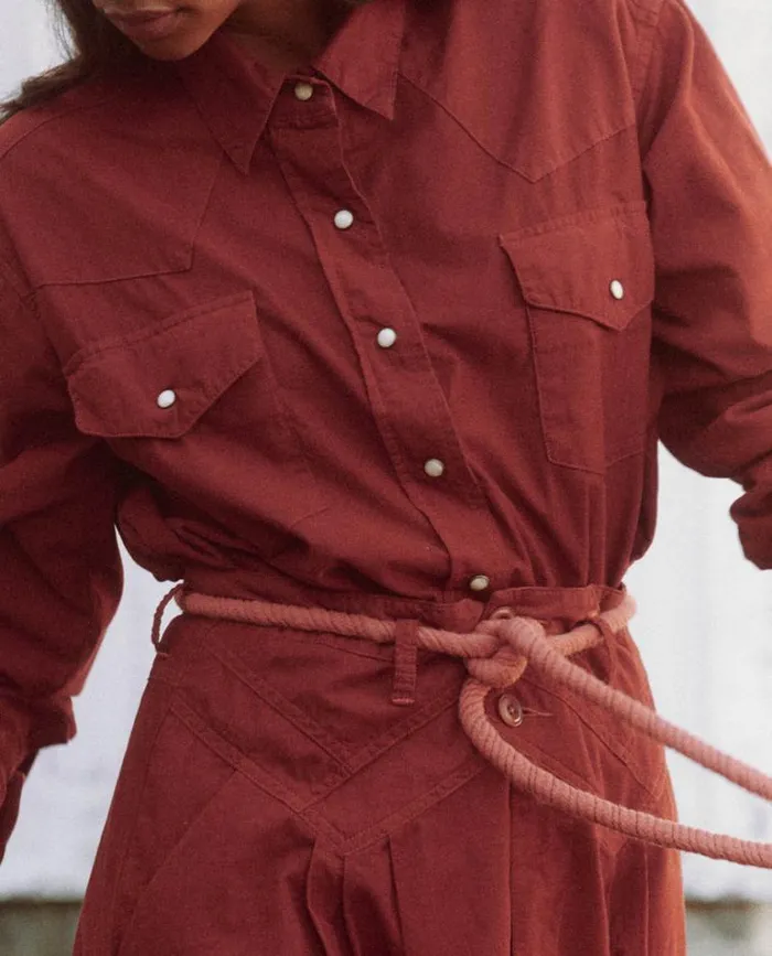 Tops Women039s The Great The Heritage Shirt Strawberry Jam