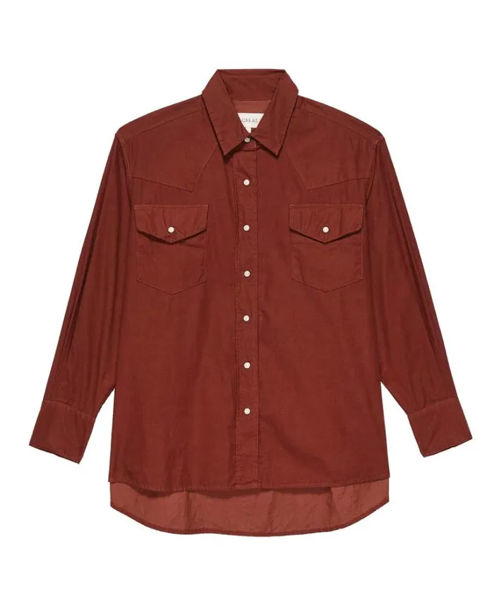 Tops Women039s The Great The Heritage Shirt Strawberry Jam