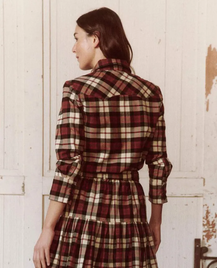 Tops Women039s The Great The Howdy Top Mill Plaid