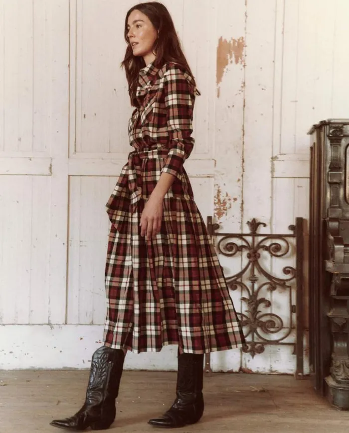 Tops Women039s The Great The Howdy Top Mill Plaid