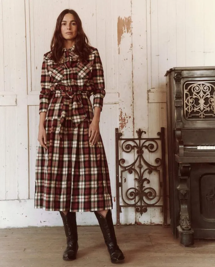 Tops Women039s The Great The Howdy Top Mill Plaid