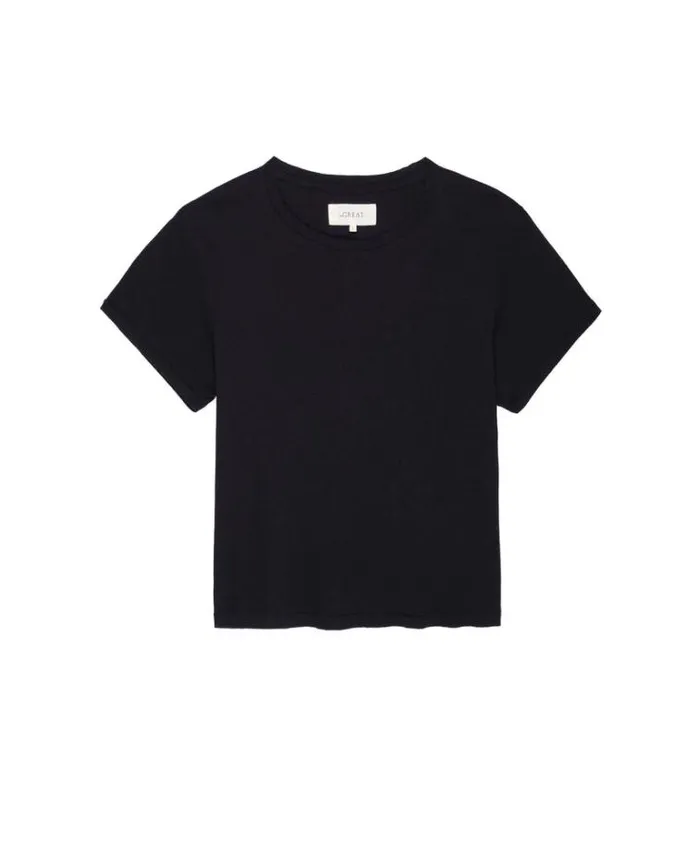 Tops Women039s The Great The Little Recycled Rib Tee Night